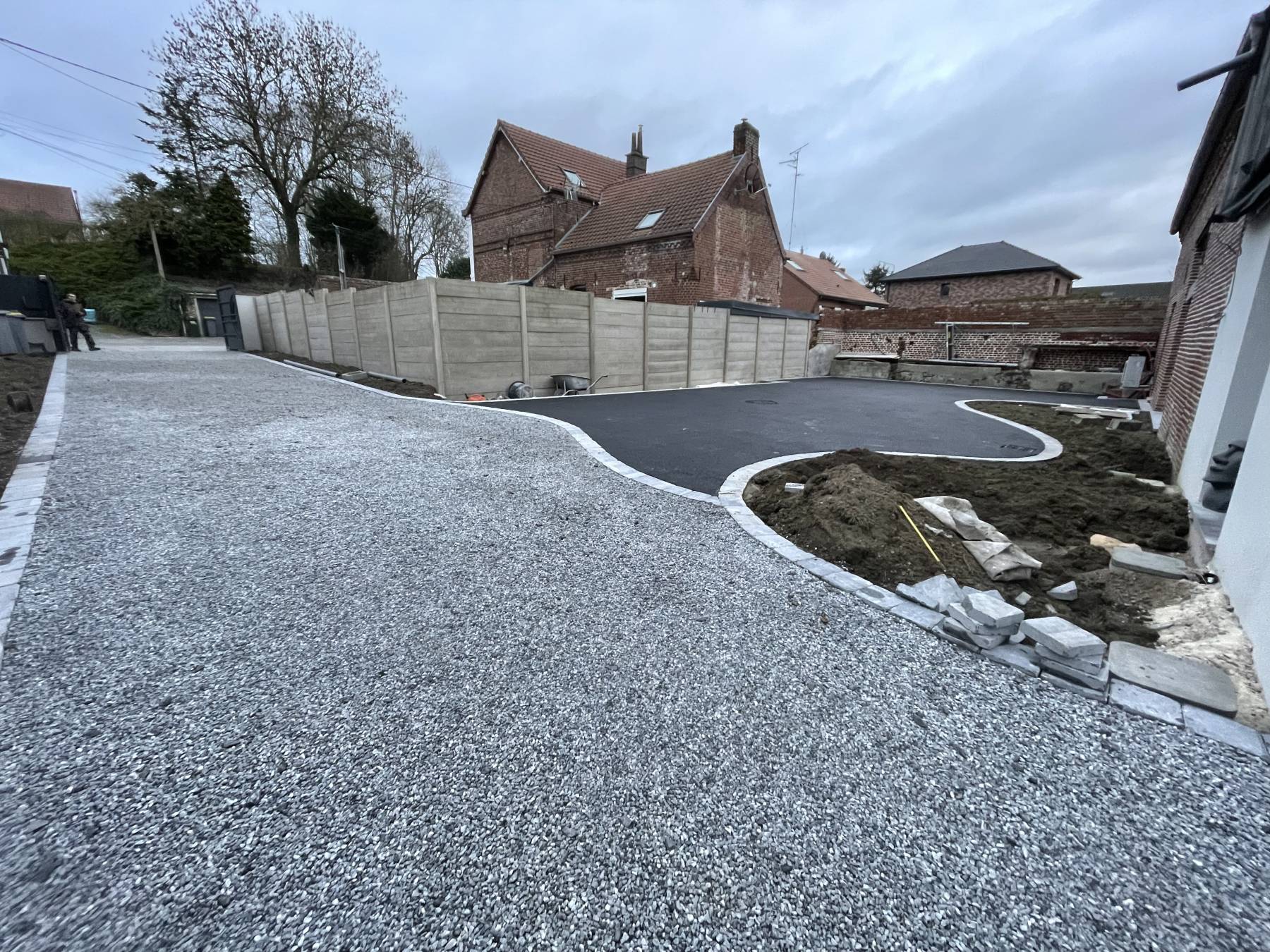 Création d’une allée à Valenciennes 